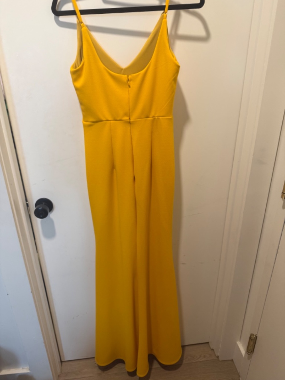 Lulus | Infinite Glory Golden Yellow Maxi Dress | Size Small - Picture 4 of 6